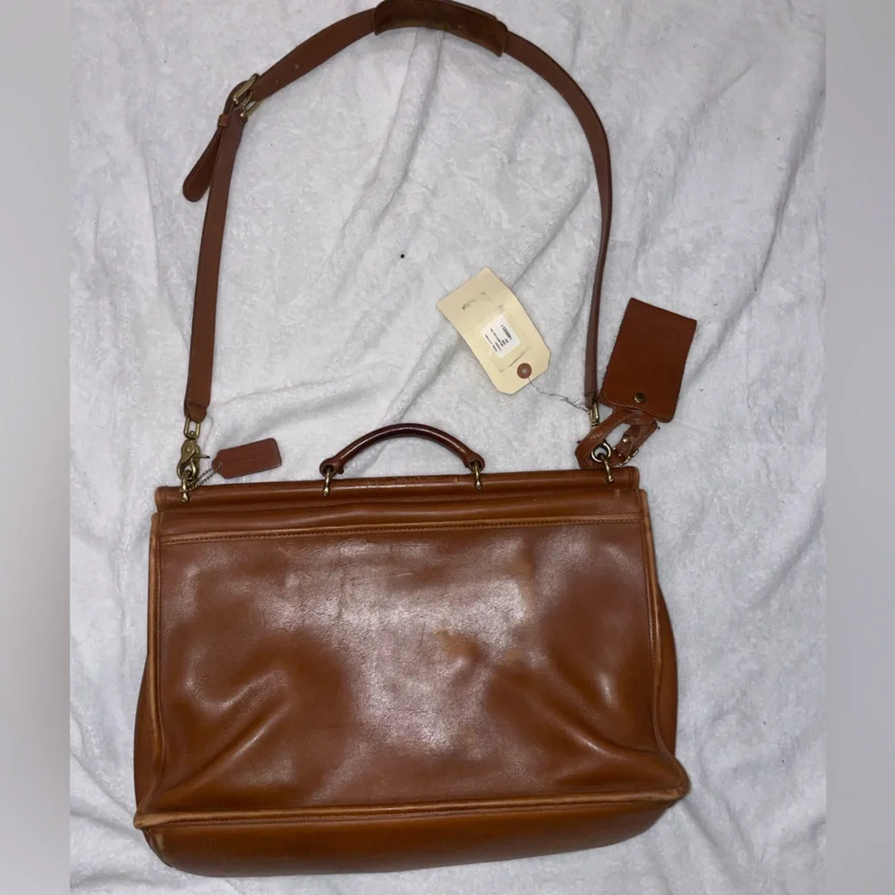 Coach Beekman Cowhide Leather Briefcase